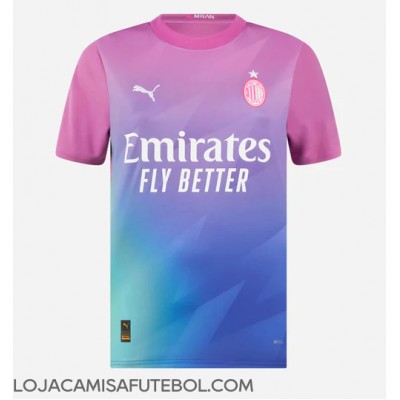Camisa de Futebol AC Milan Equipamento Alternativo Mulheres 2023-24 Manga Curta